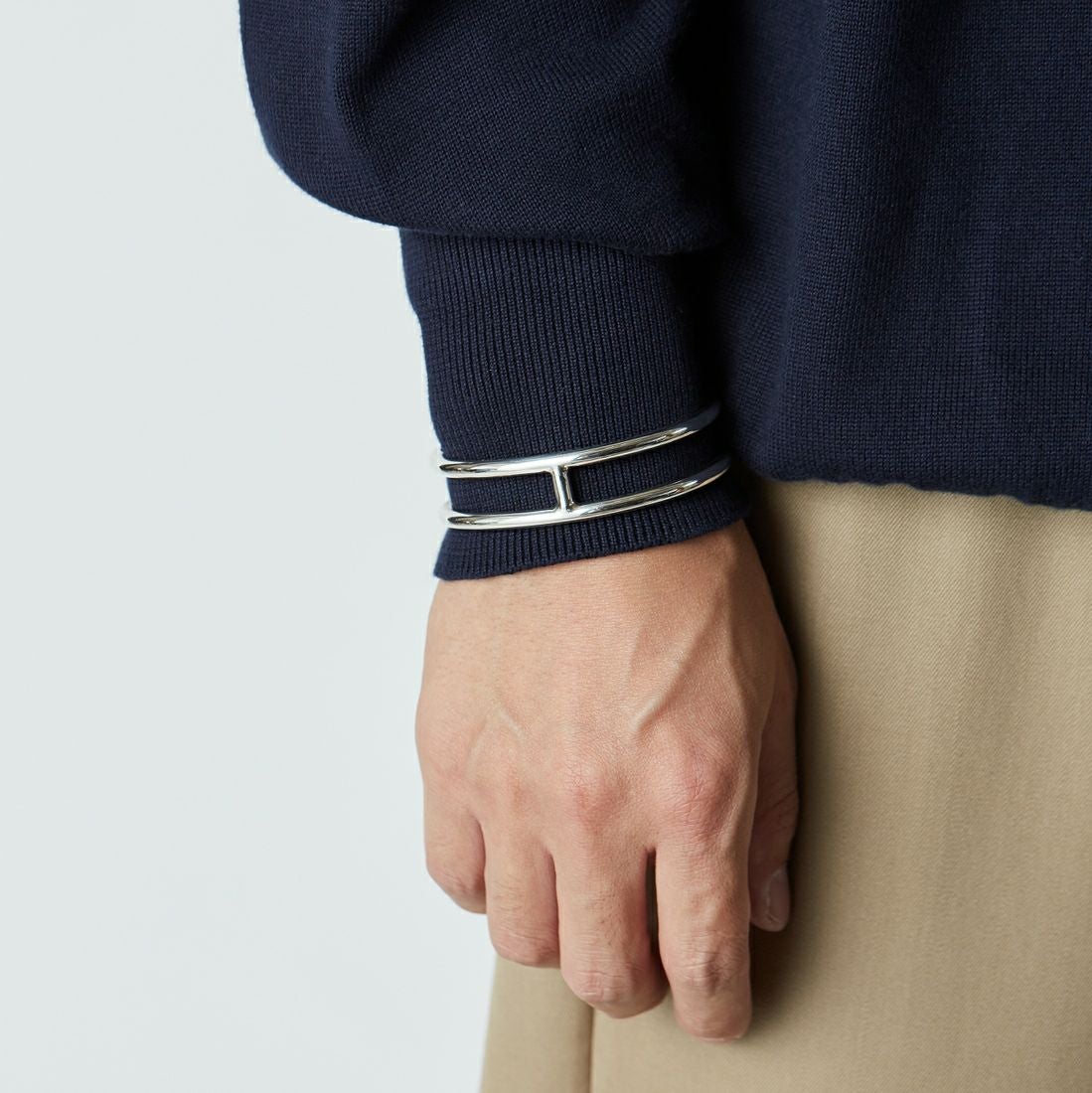 XOLO JEWELRY [ショロジュエリー] Hバングル [XOBG010L] SILVER