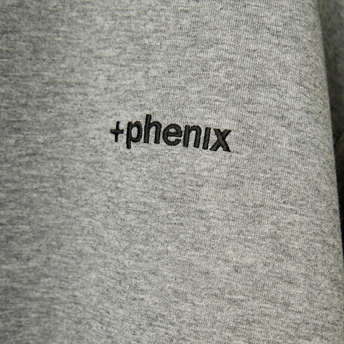 +phenix [プラスフェニックス] 別注 ダンボールニット スウェットパーカー [POO-24038IN-JF] GRAY