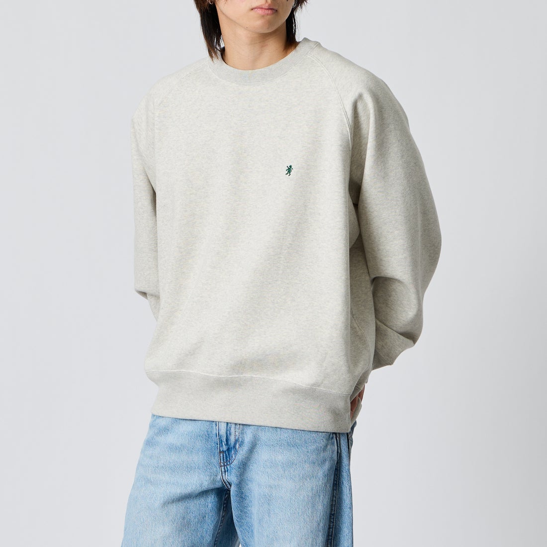 TOP GREY&&モデル身長：177cm 着用サイズ：L&&