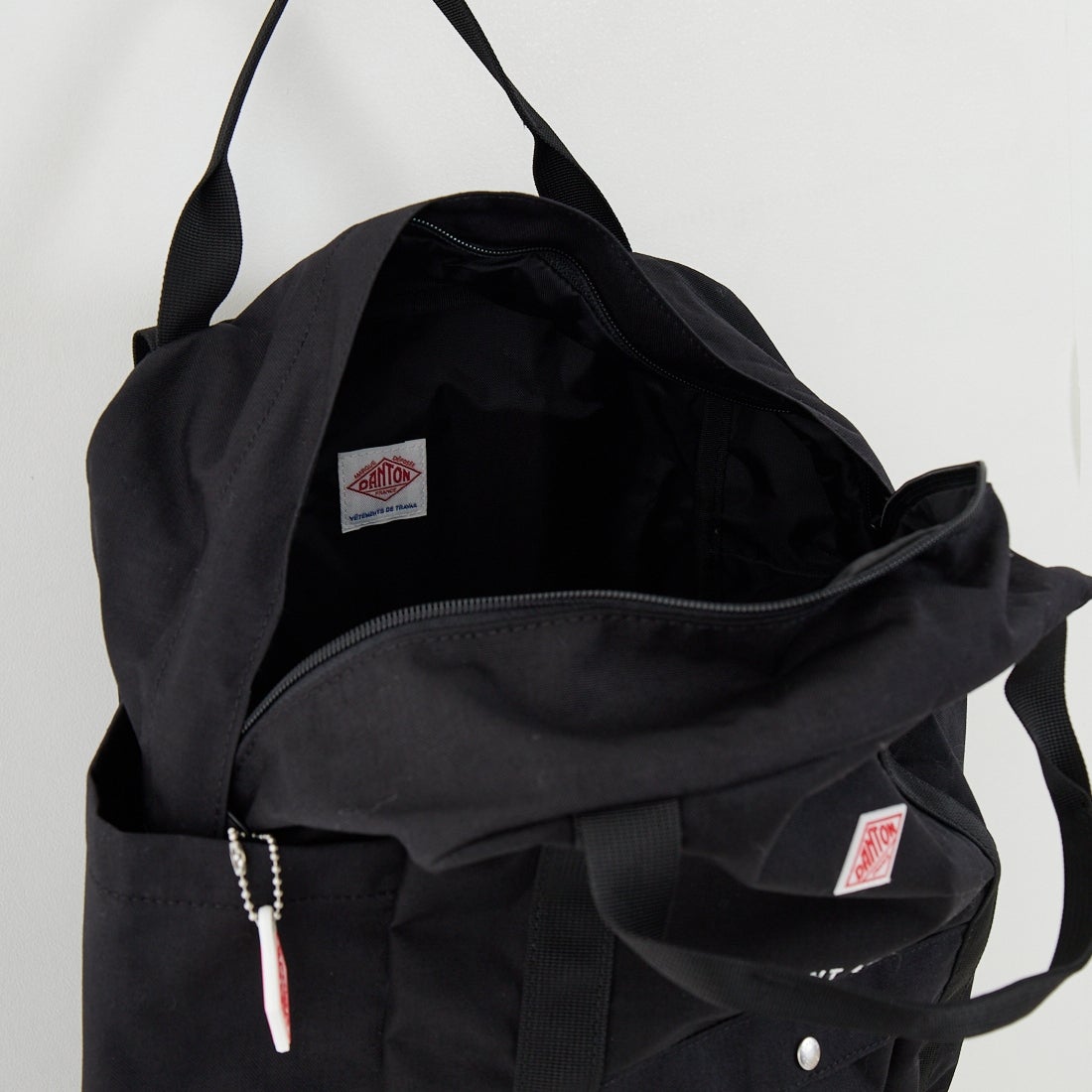 DANTON [ダントン] コーデュラナイロン 2WAYスクエアバッグ SAINT LOUIS [SAINT-LOUIS] BLACK