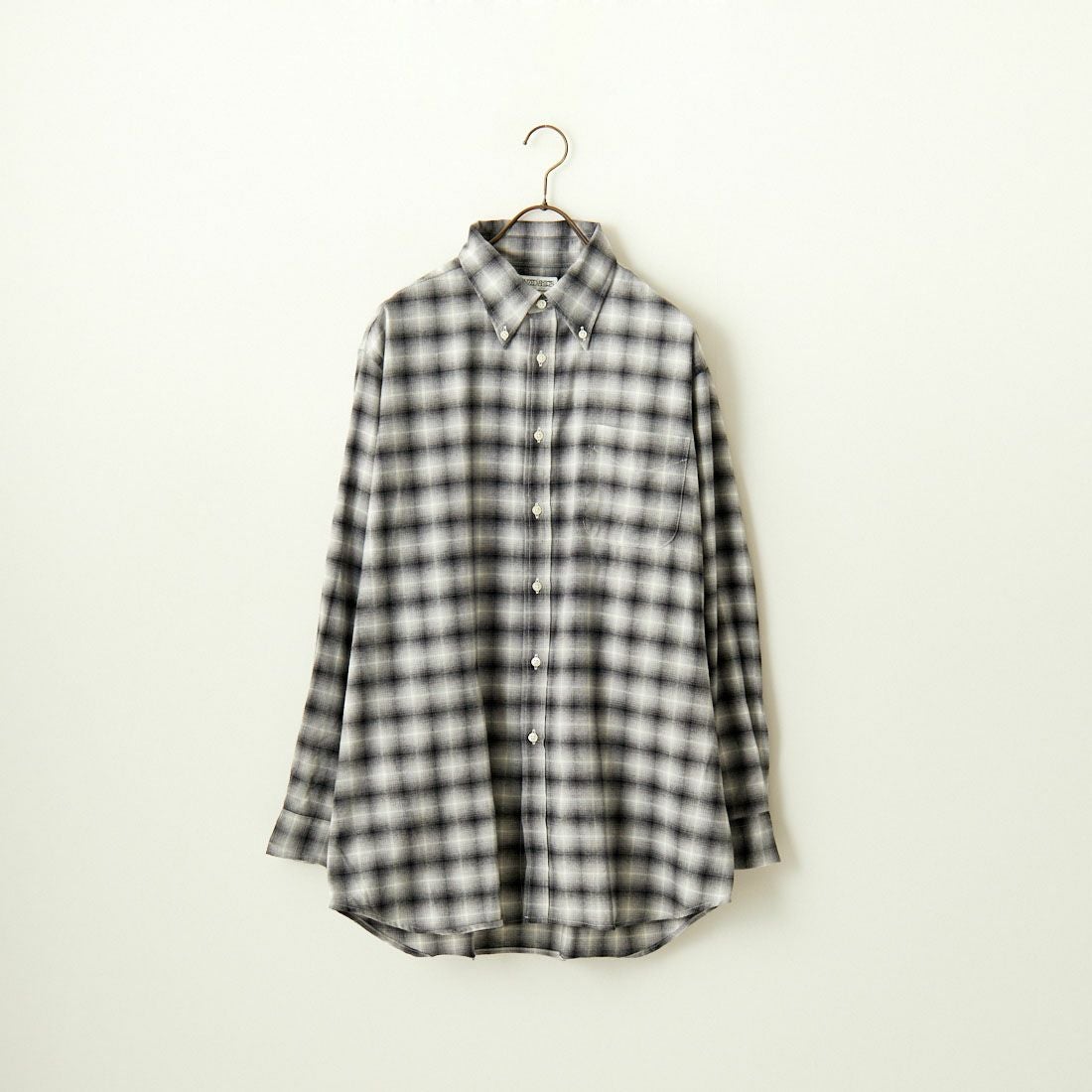 INDIVIDUALIZED SHIRTS [インディビジュアライズド シャツ] 別注 フランネルプレイドシャツ [IS200000001-JF] R12GFP BLK
