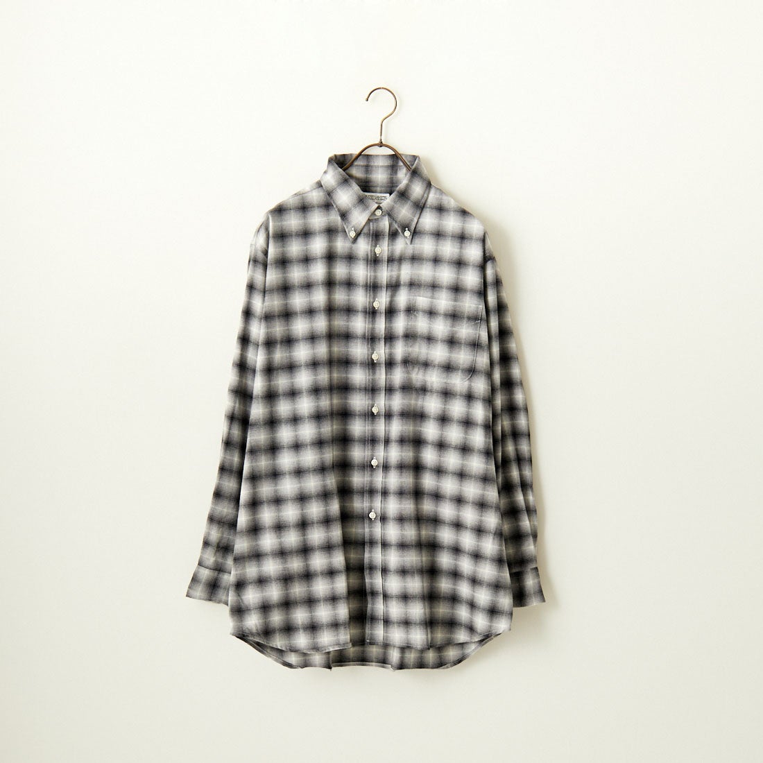 INDIVIDUALIZED SHIRTS [インディビジュアライズド シャツ] 別注 フランネルプレイドシャツ [IS200000001-JF] R12GFP BLK