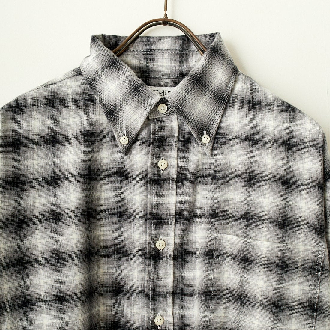 INDIVIDUALIZED SHIRTS [インディビジュアライズド シャツ] 別注 フランネルプレイドシャツ [IS200000001-JF] R12GFP BLK