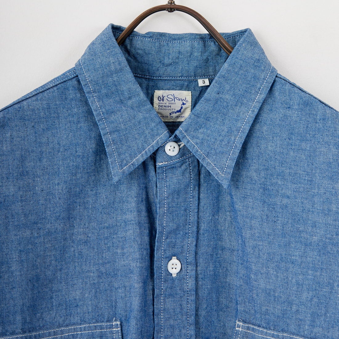 orSlow [オアスロウ] シャンブレーワークシャツ [01-8064] 84 CHAMBRA