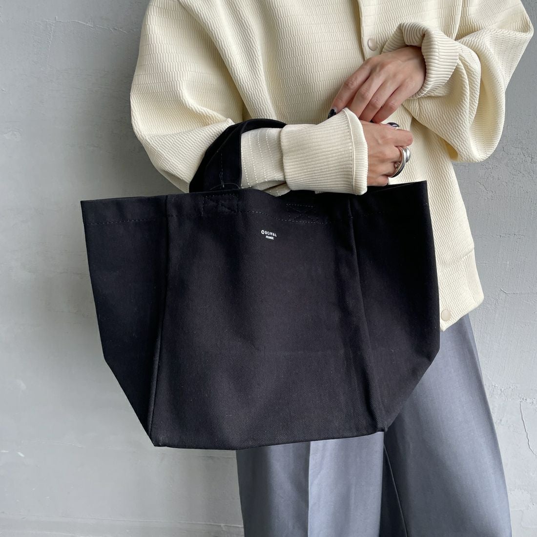 ORCIVAL [オーシバル] ツイルトートバッグ [OR-H0330HBT] FADE BLACK