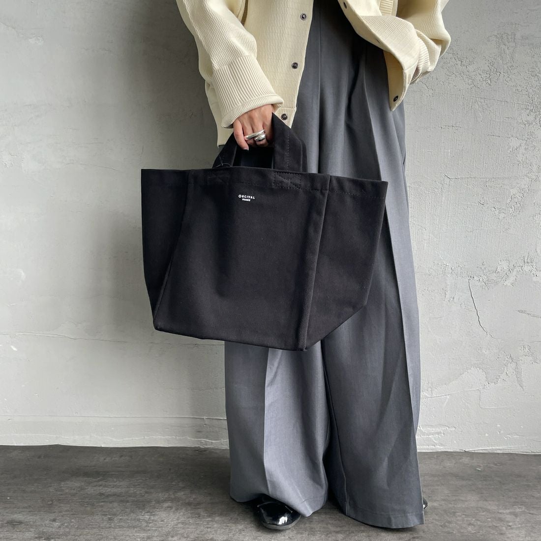 ORCIVAL [オーシバル] ツイルトートバッグ [OR-H0330HBT] FADE BLACK