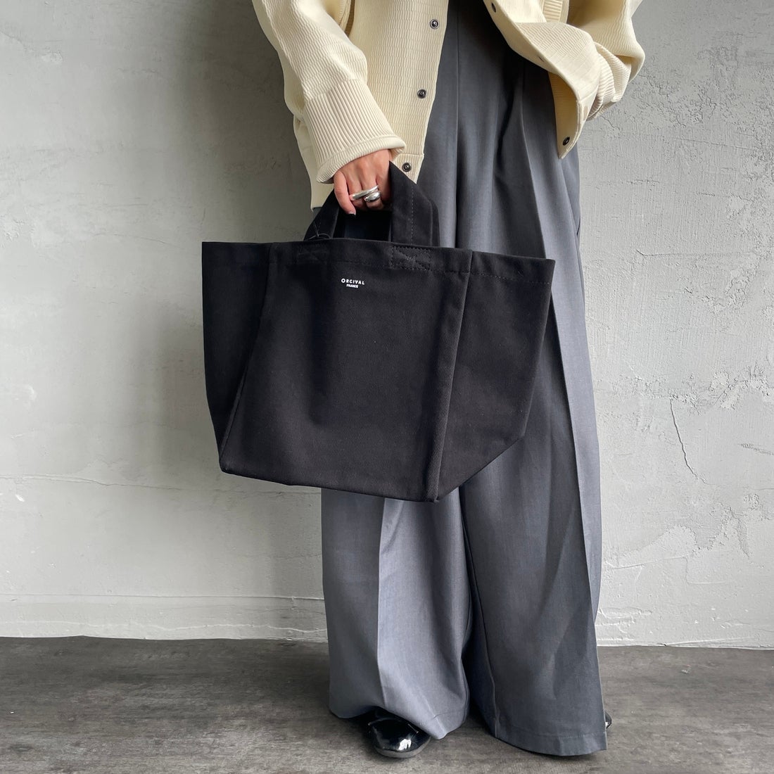 ORCIVAL [オーシバル] ツイルトートバッグ [OR-H0330HBT] FADE BLACK