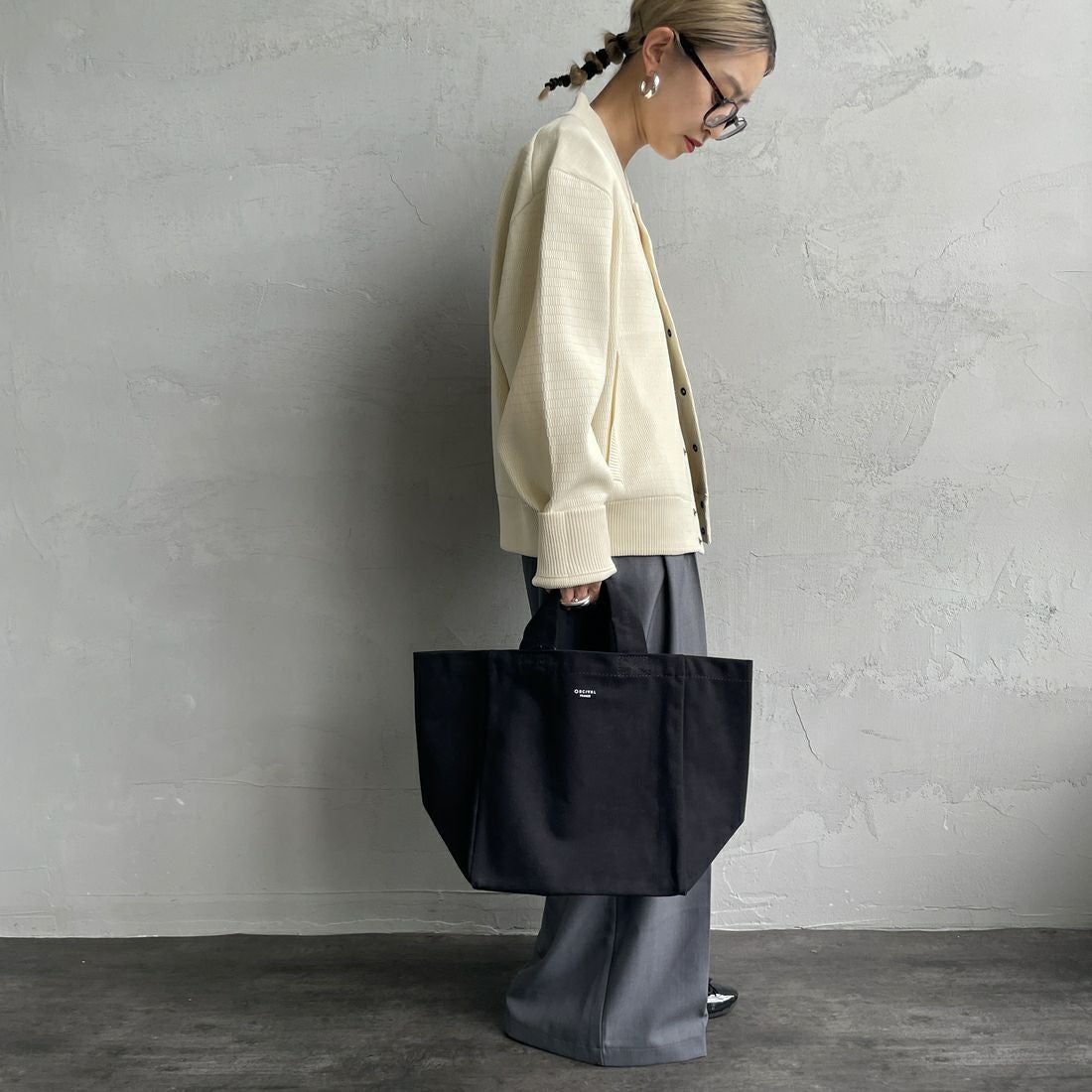 ORCIVAL [オーシバル] ツイルトートバッグ [OR-H0330HBT] FADE BLACK