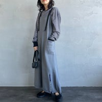 15 MD.GRAY&&モデル身長：160cm 着用サイズ：F&&