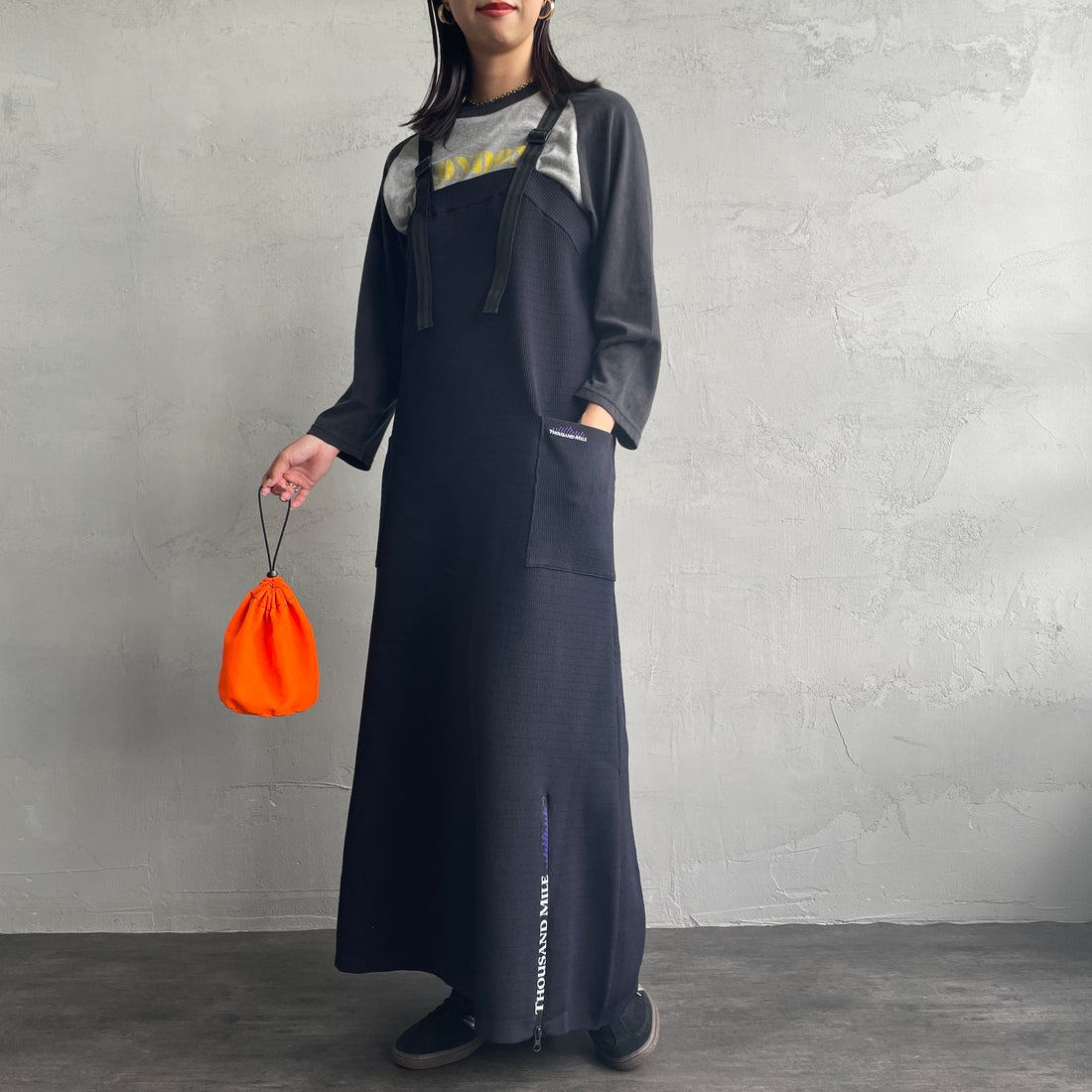79 NAVY&&モデル身長：163cm 着用サイズ：F&&