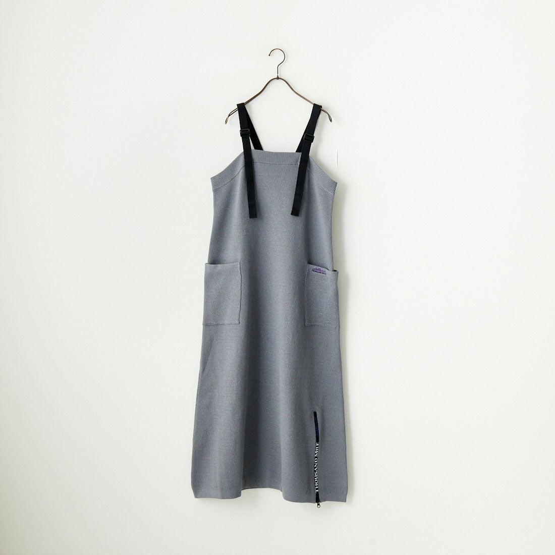 THOUSAND MILE [サウザンド マイル] 別注 ハニカムニットジャンパースカート [TM242PK50352-JF] 15 MD.GRAY