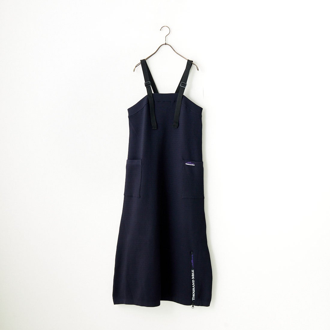 THOUSAND MILE [サウザンド マイル] 別注 ハニカムニットジャンパースカート [TM242PK50352-JF] 79 NAVY