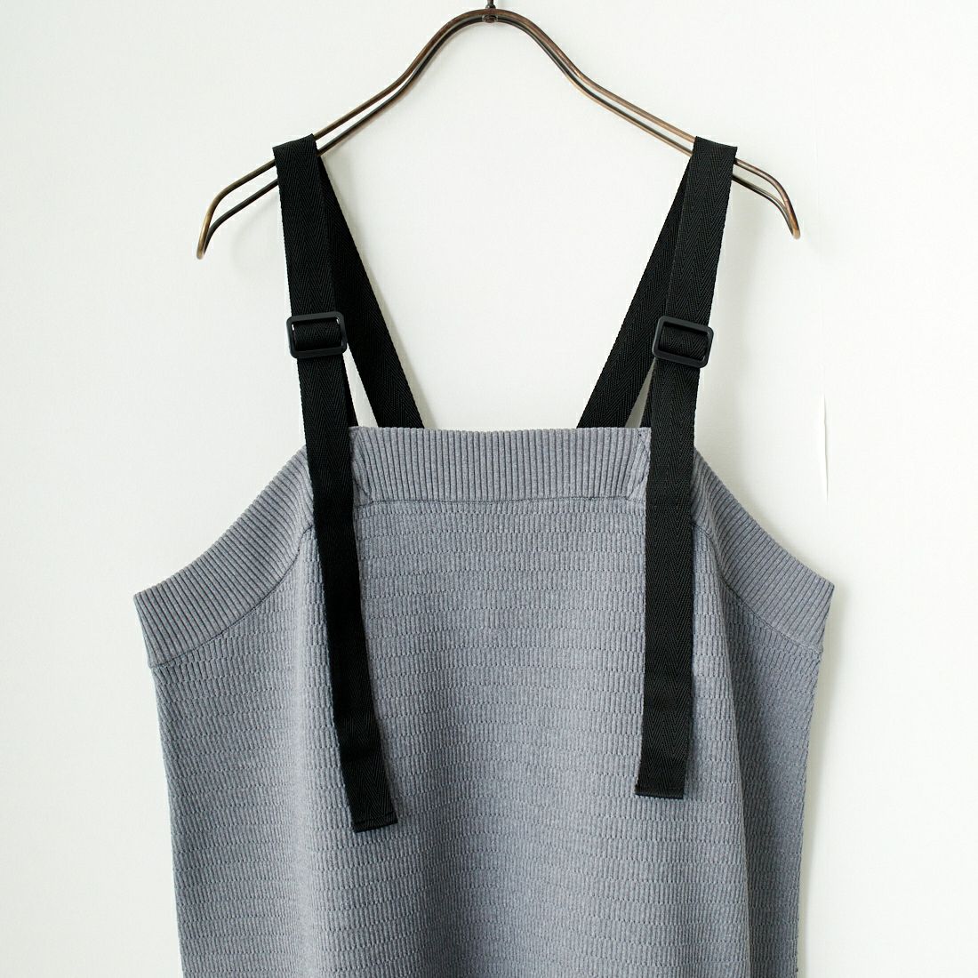 THOUSAND MILE [サウザンド マイル] 別注 ハニカムニットジャンパースカート [TM242PK50352-JF] 15 MD.GRAY