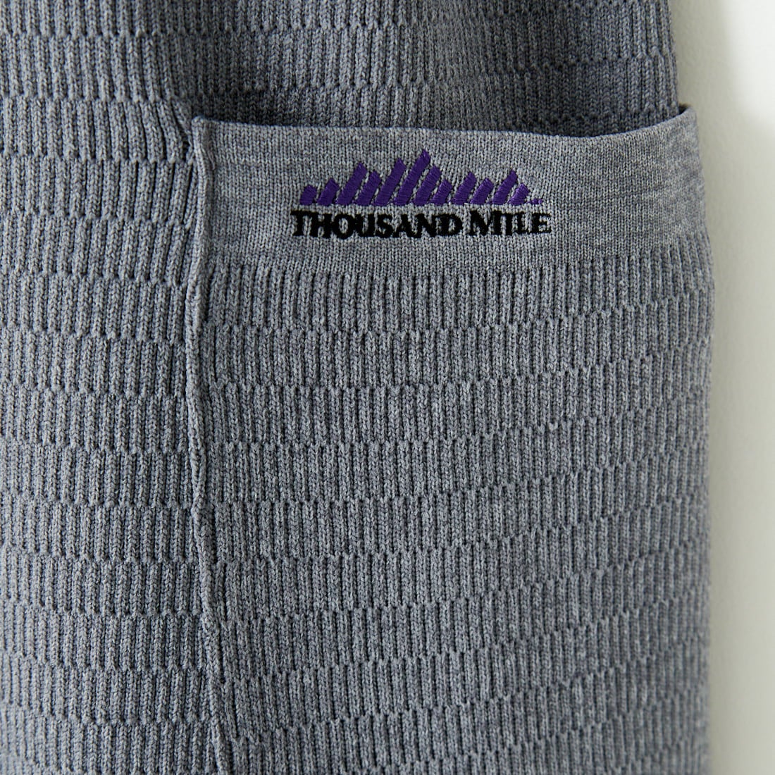THOUSAND MILE [サウザンド マイル] 別注 ハニカムニットジャンパースカート [TM242PK50352-JF] 15 MD.GRAY