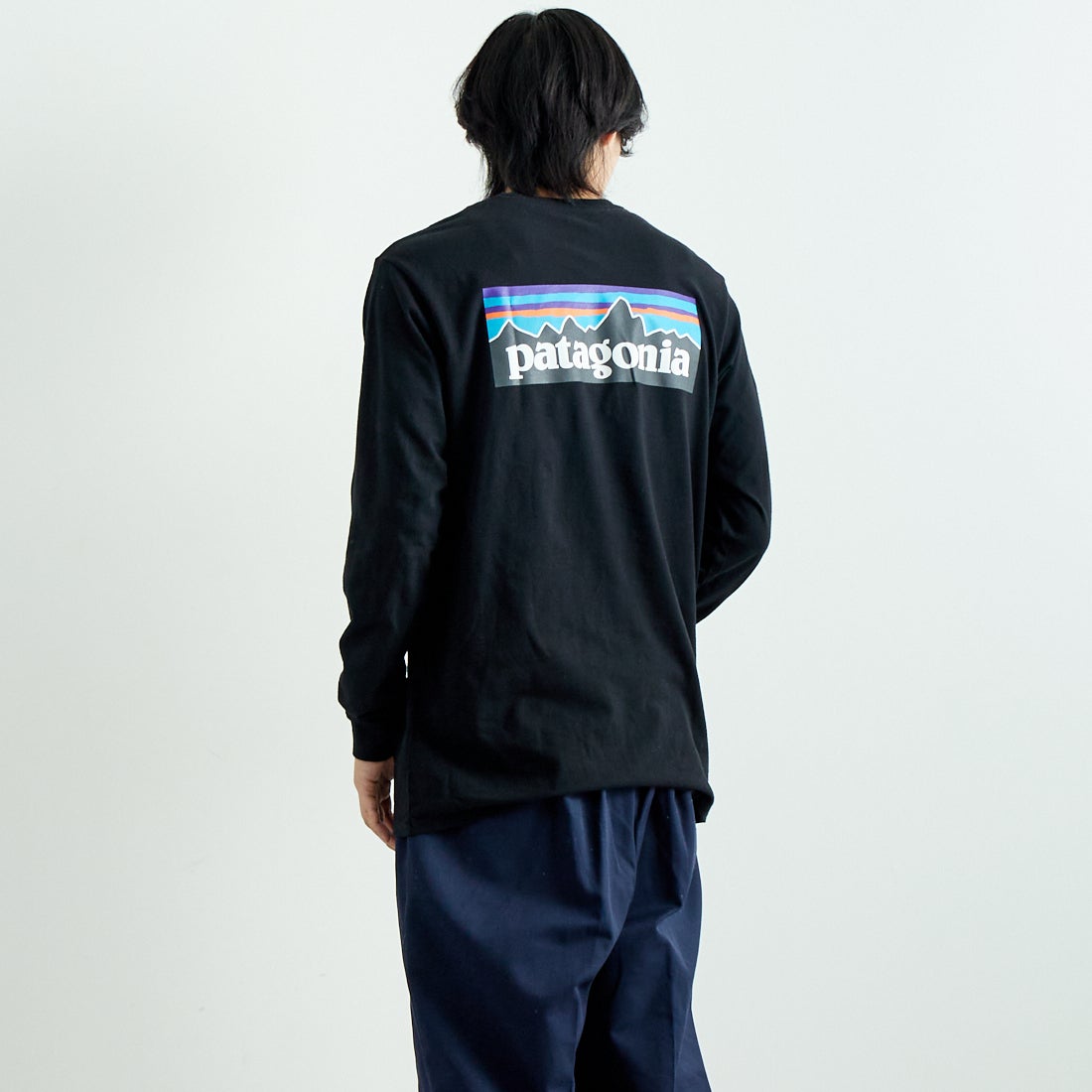 patagonia [パタゴニア] メンズ ロングスリーブ P-6ロゴ レスポンシビ