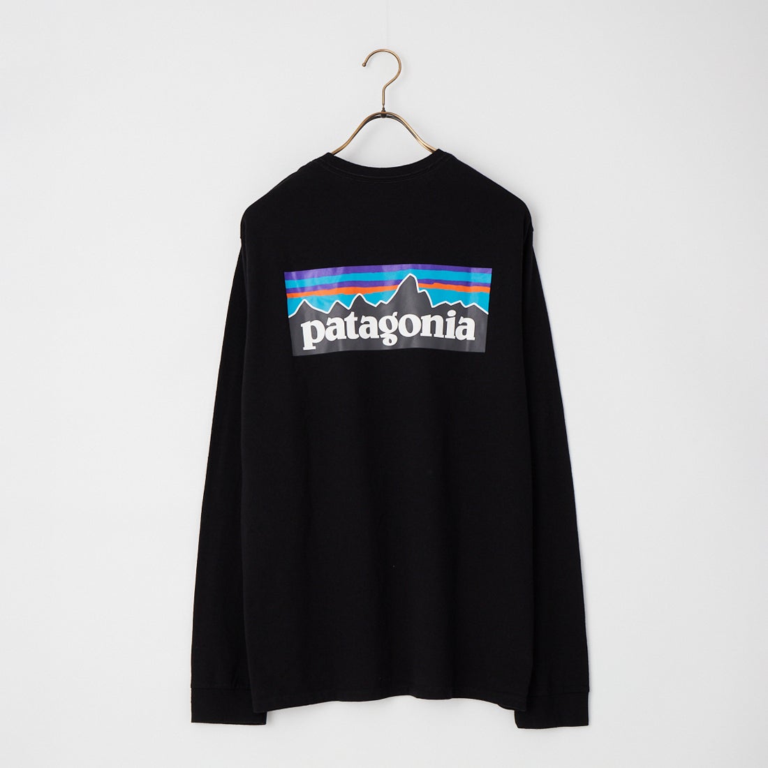 patagonia [パタゴニア] メンズ ロングスリーブ P-6ロゴ レスポンシビリティーTシャツ [38518] BLK