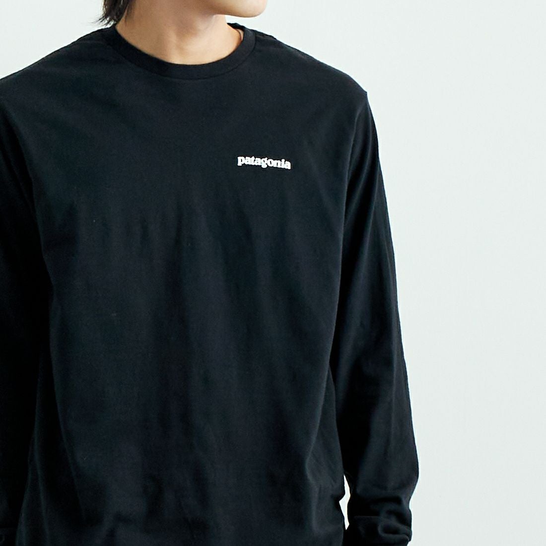 patagonia [パタゴニア] メンズ ロングスリーブ P-6ロゴ レスポンシビリティーTシャツ [38518] BLK