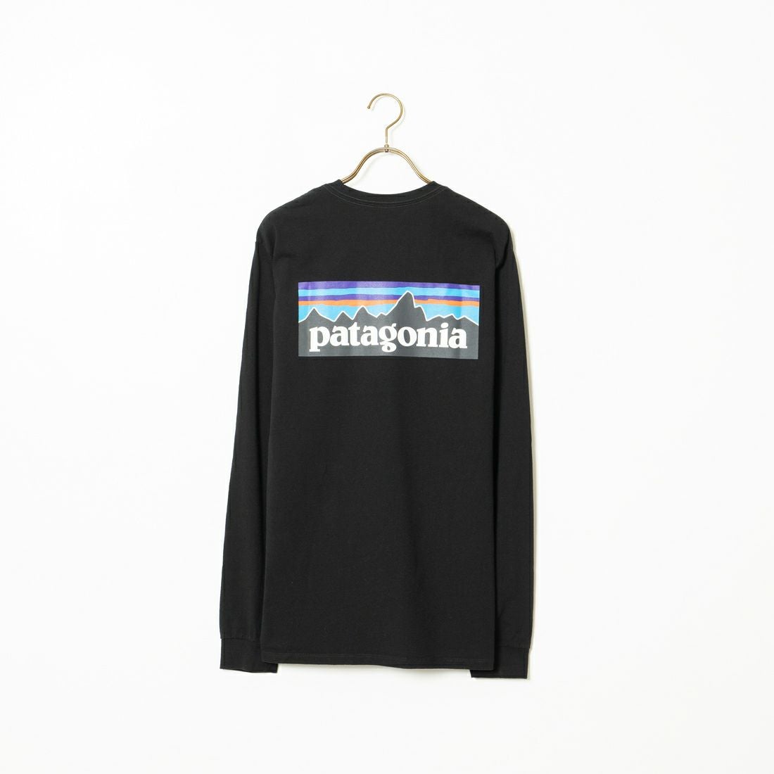 patagonia [パタゴニア] メンズ ロングスリーブ P-6ロゴ レスポンシビリティーTシャツ [38518] BLK