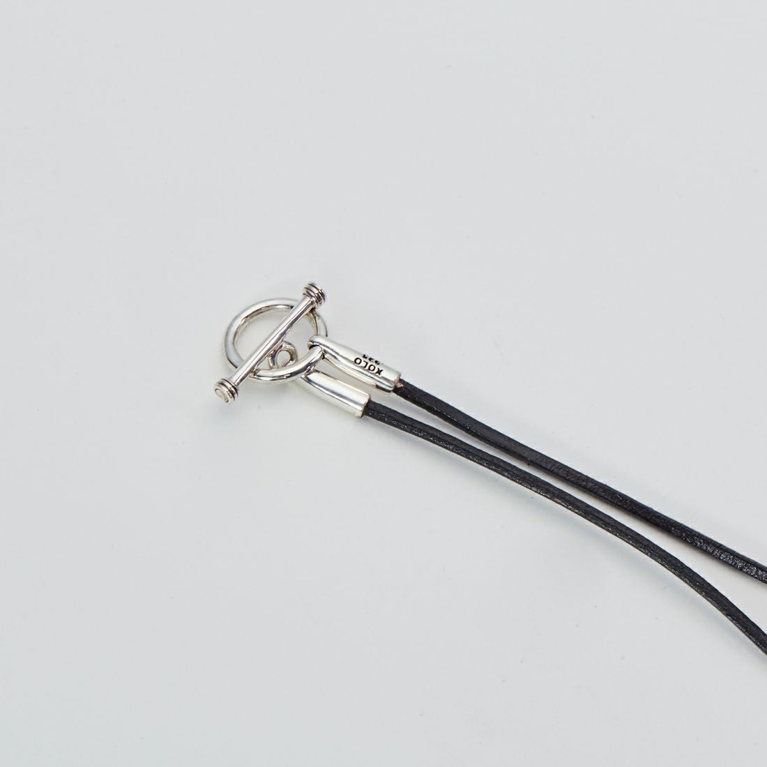 XOLO JEWELRY [ショロジュエリー] ラウンドレザーネックレス [XOLN002-50] BLACK