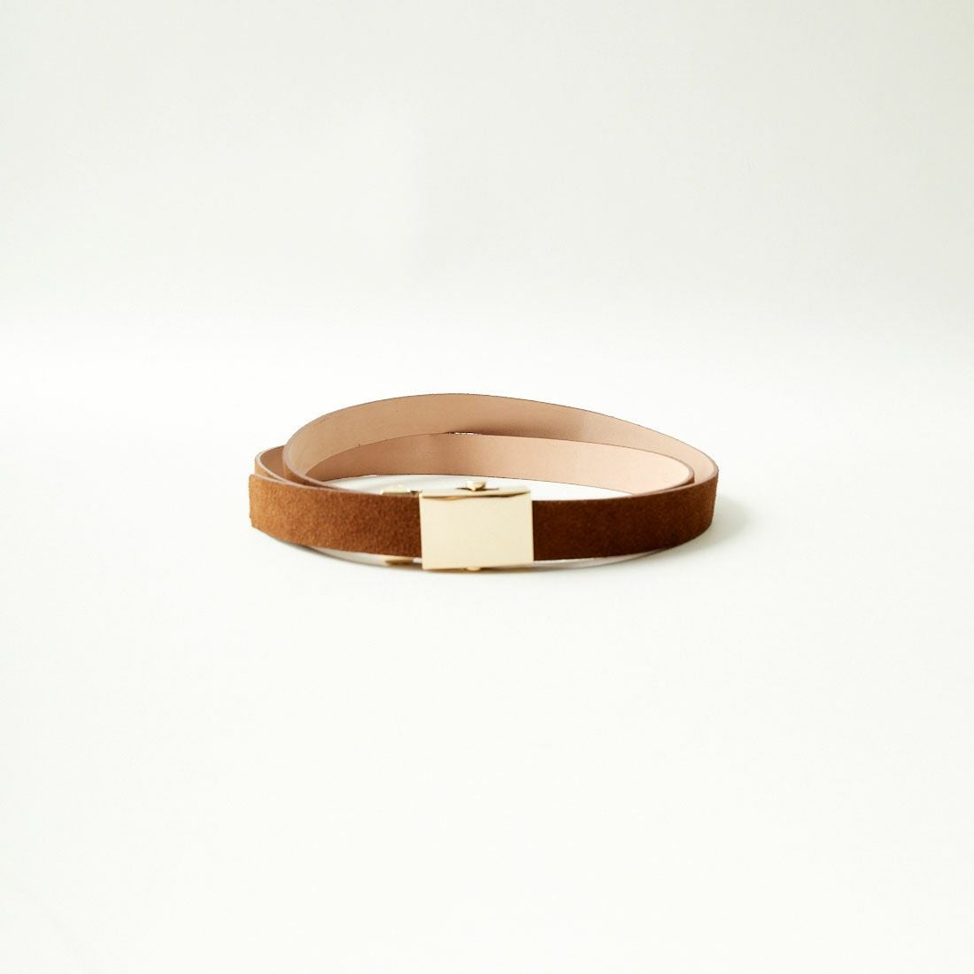 LEFIJE [レフィエ] ALSKA スエードガチャベルト [M4689B]｜ジーンズ