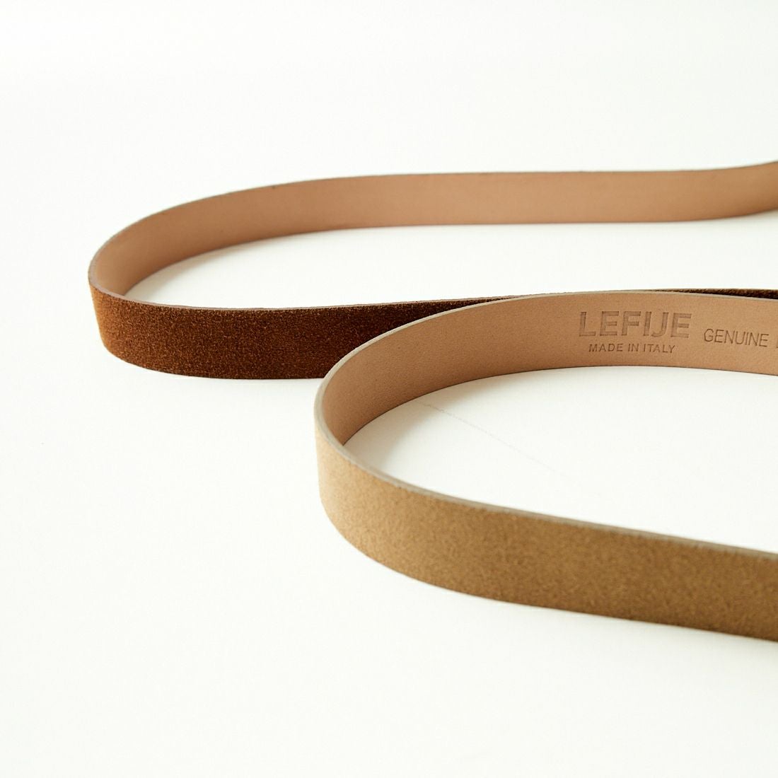 LEFIJE [レフィエ] ALSKA スエードガチャベルト [M4689B]｜ジーンズ