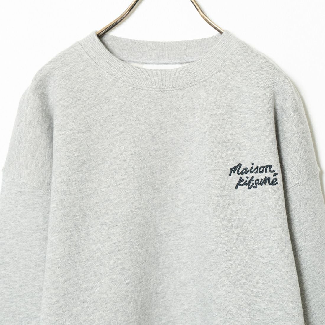 MAISON KITSUNE [メゾン キツネ] ハンドライティング コンフォートスウェットシャツ [MW00314KM0307] O121 L.GRY