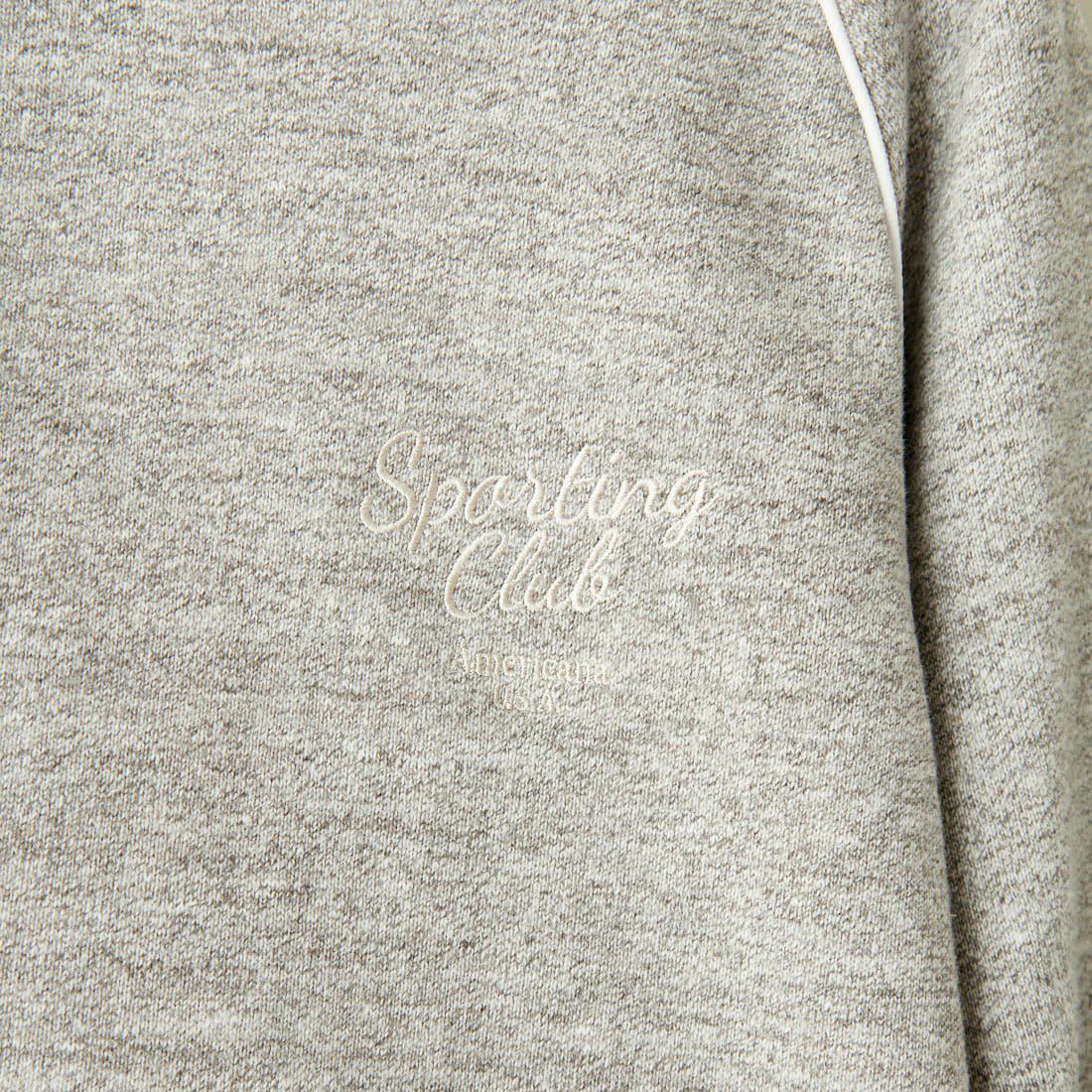 Americana × JEANS FACTORY [アメリカーナ × ジーンズファクトリー] 別注 ボリュームスリーブ ワンポイントロゴ刺繍ラグランスウェット [ASO-746-1-JF] ﾓｸｸﾞﾚｰ