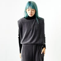 285 GRAY&&モデル身長：167cm 着用サイズ：F&&