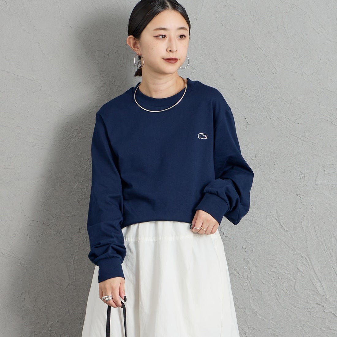 166 NAVY&&モデル身長：150cm 着用サイズ：2&&