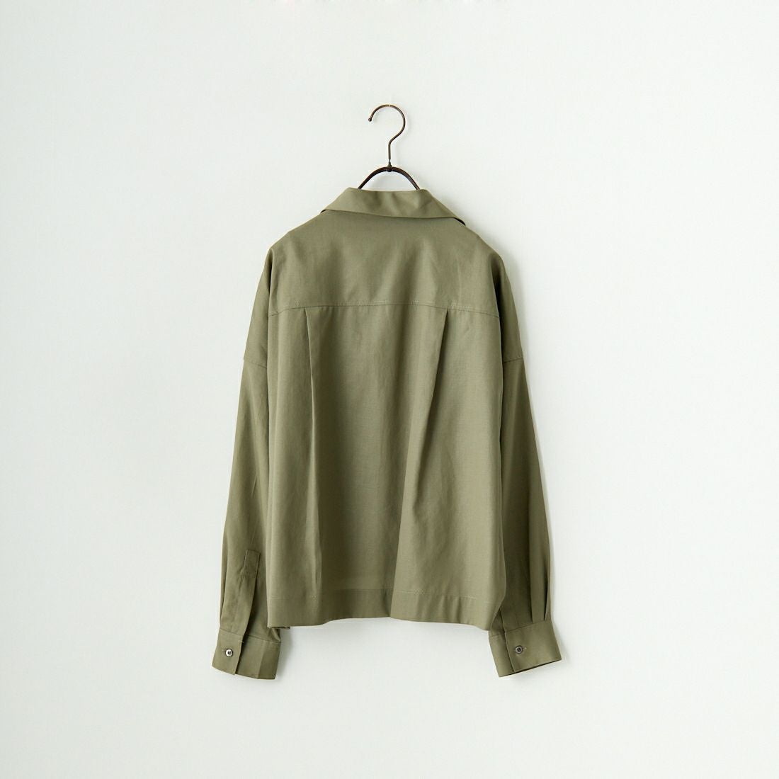 MICA&DEAL [マイカアンドディール] スキッパーショートブラウス [0124301209] KHAKI