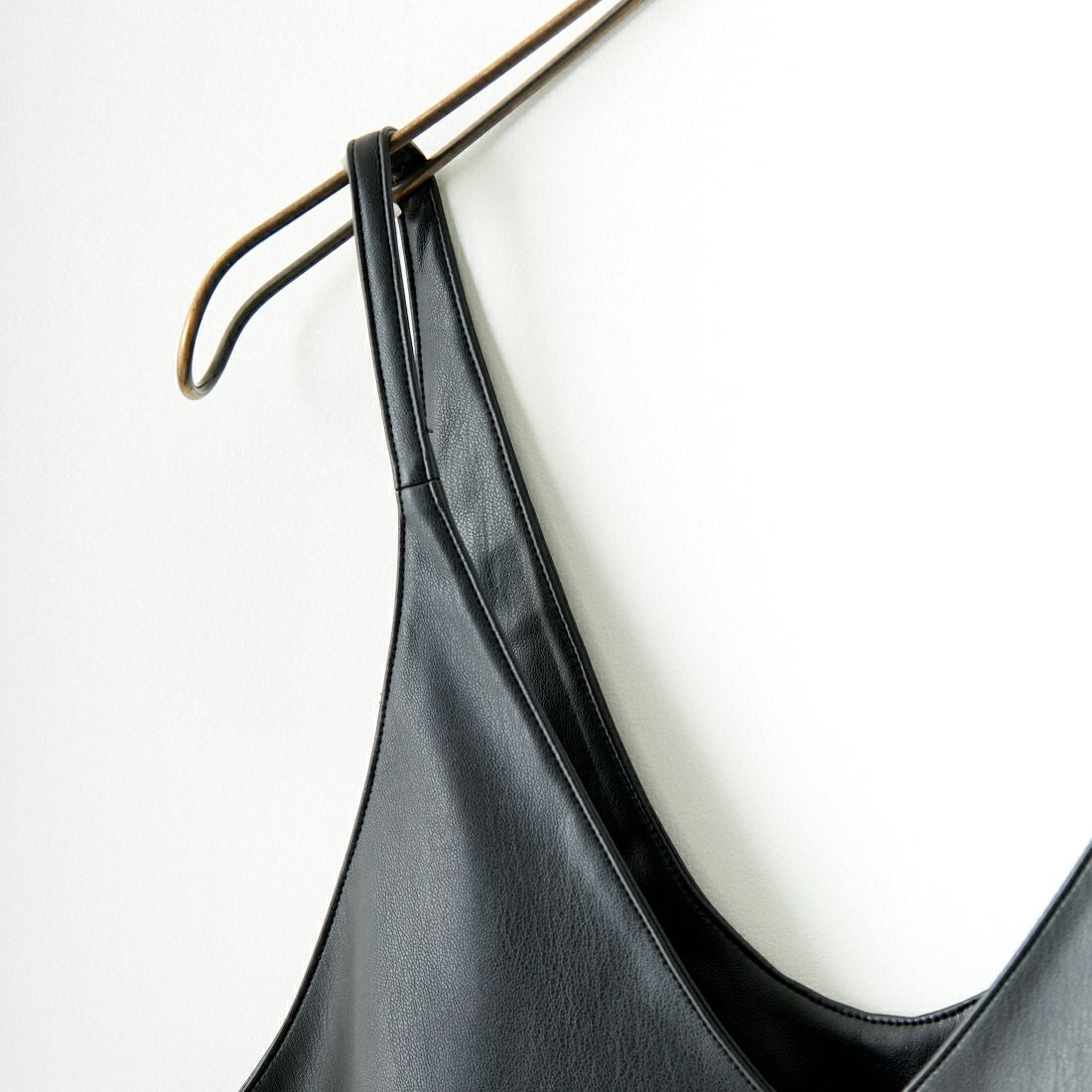 Kelen [ケレン] 2WAYエコレザー ストラップドレス [LKL24FOP2071] BLACK