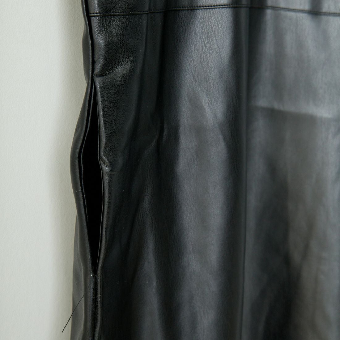 Kelen [ケレン] 2WAYエコレザー ストラップドレス [LKL24FOP2071] BLACK