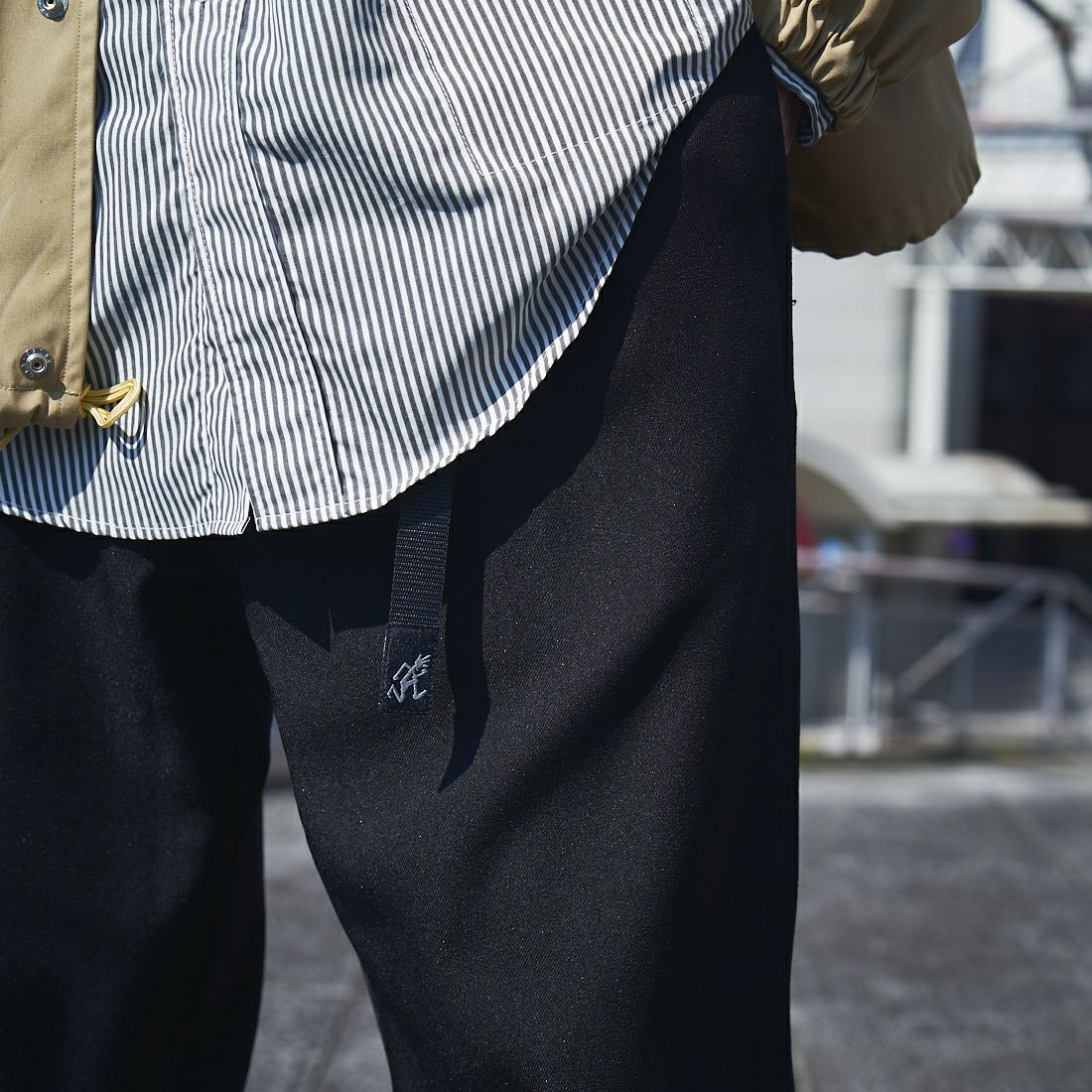 GRAMiCCi [グラミチ] 別注 ウールライク エブリデイパンツ [GUP4-F1024-JF] BLACK