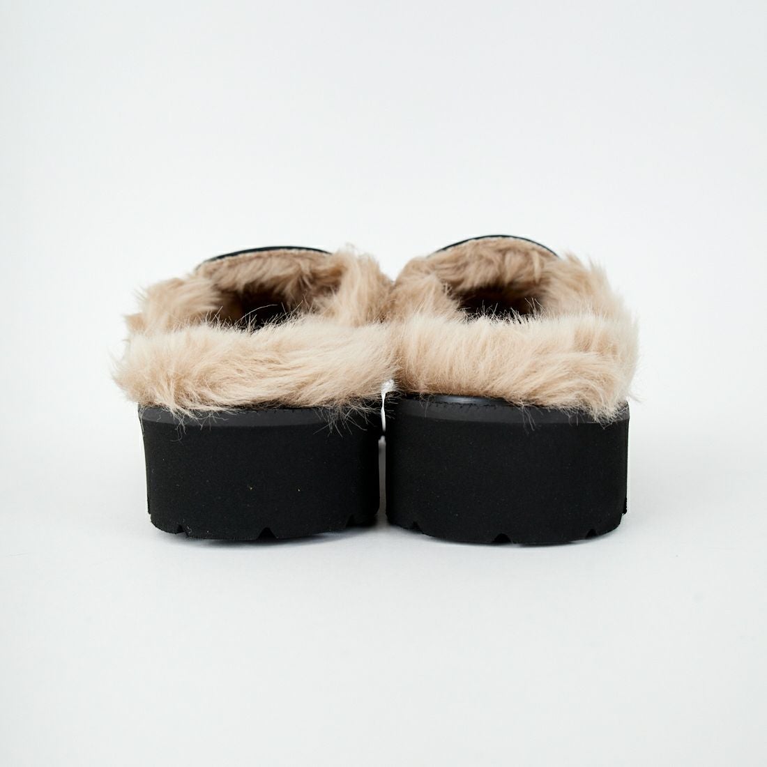 Caminando [カミナンド] ファービット付き フラットシューズ [22115W