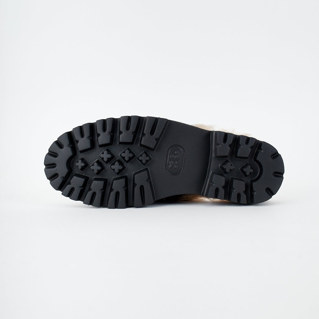 Caminando [カミナンド] ファービット付き フラットシューズ [22115W] BLACK