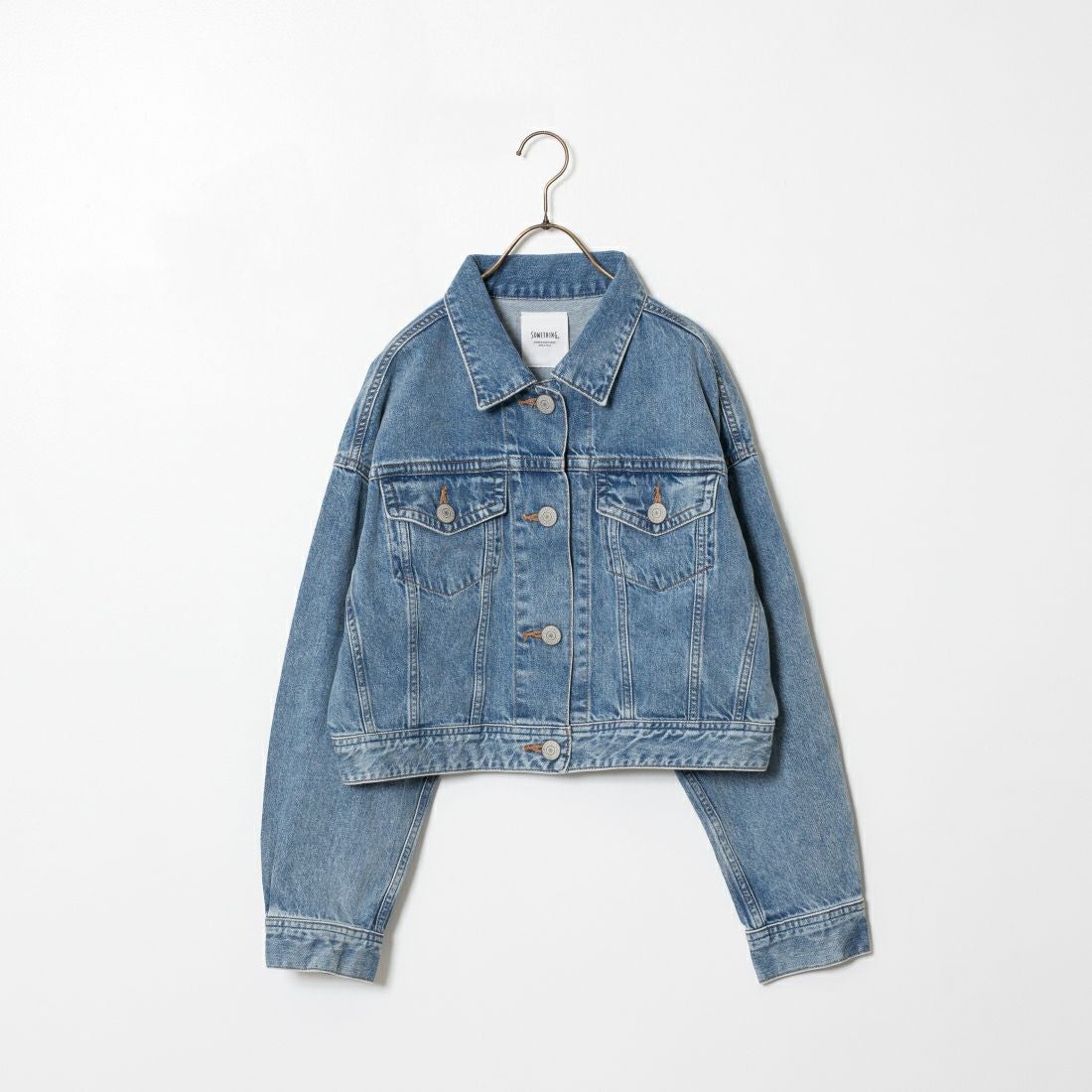 SOMETHING [サムシング] ビッグディティール デニムジャケット [ST118] 98 L.BLUE