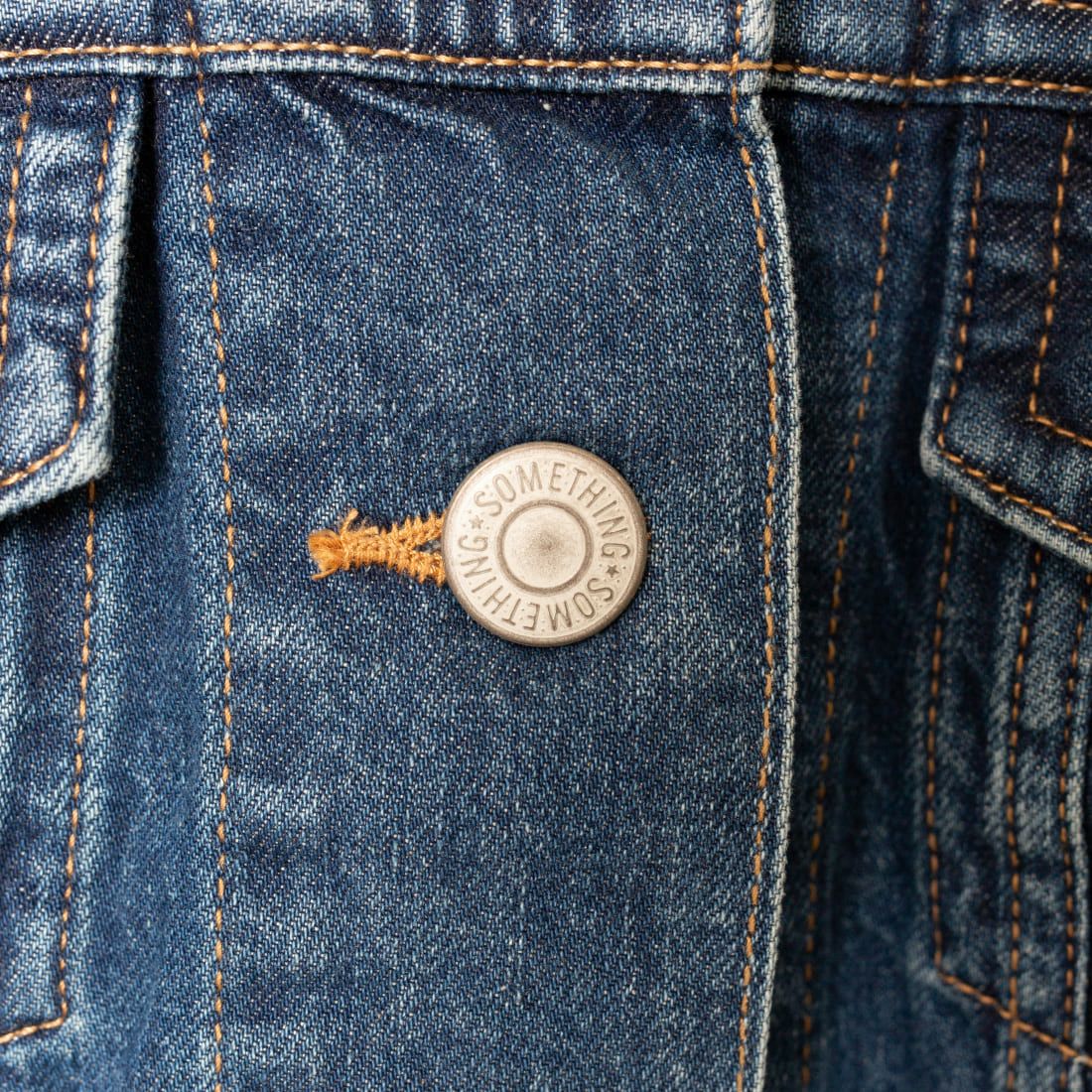SOMETHING [サムシング] ビッグディティール デニムジャケット [ST118] 92 M.BLUE