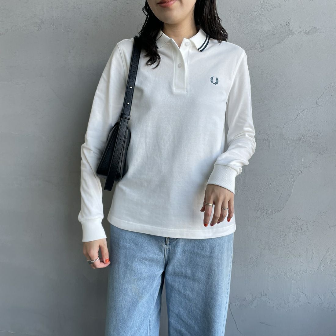 FRED PERRY [フレッドペリー] ツインティップライン ロングスリーブ