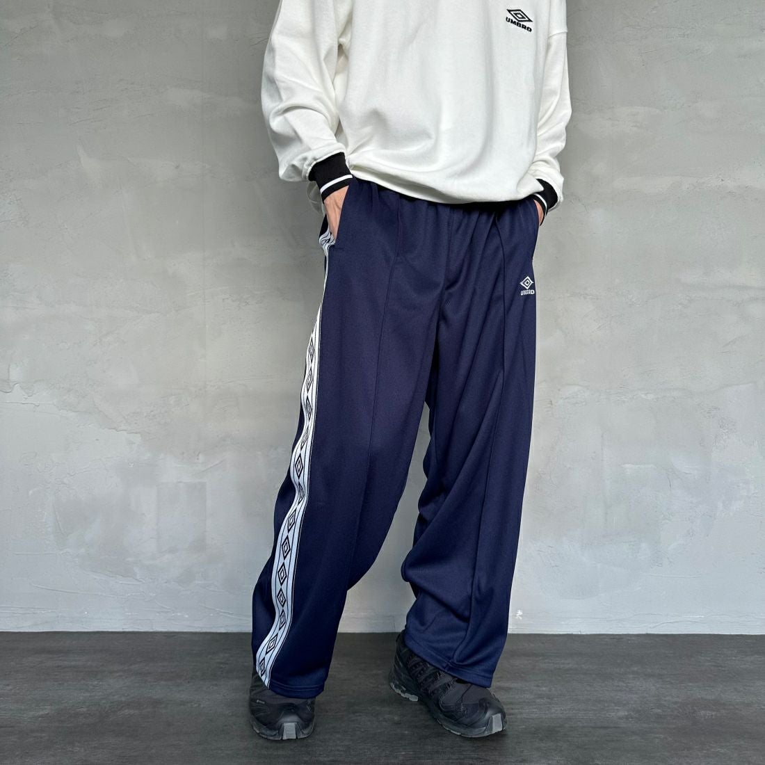 UMBRO [アンブロ] 別注 トラックパンツ [KBT58-NK-PT5-JF]｜ジーンズ