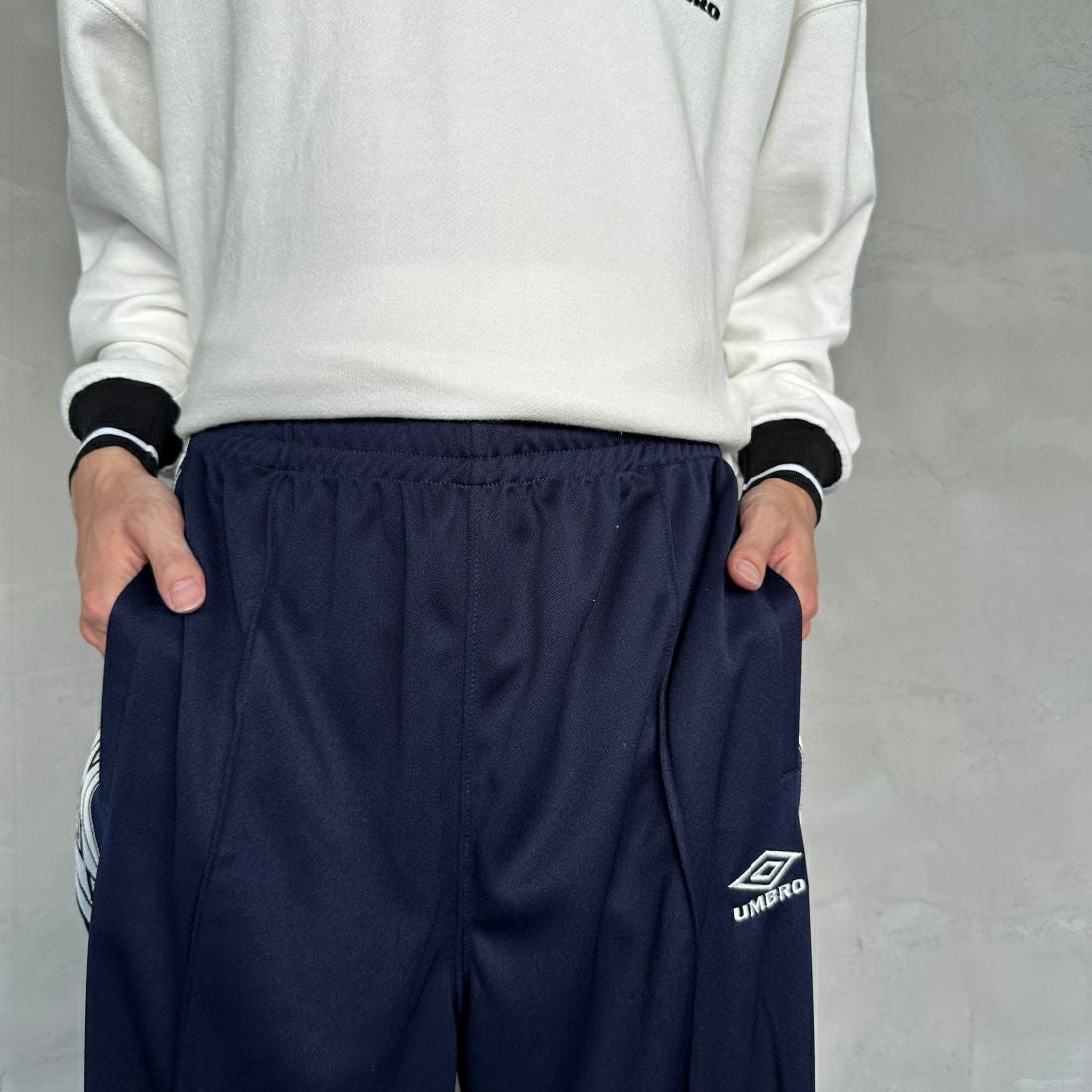 umbro [アンブロ] 別注 トラックパンツ [KBT58-NK-PT5-JF] NAVY