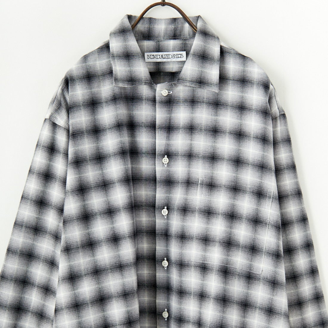 INDIVIDUALIZED SHIRTS [インディビジュアライズド シャツ] 別注 フランネルプレイドシャツ [IS200000002-JF] R12GFP BLK