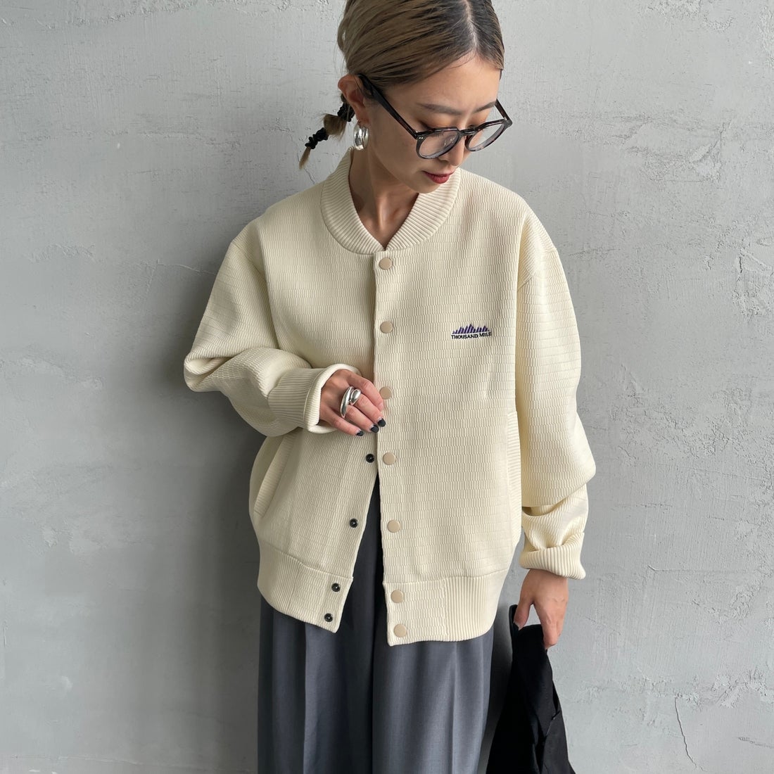 01 KINARI&&モデル身長：150cm 着用サイズ：F&&