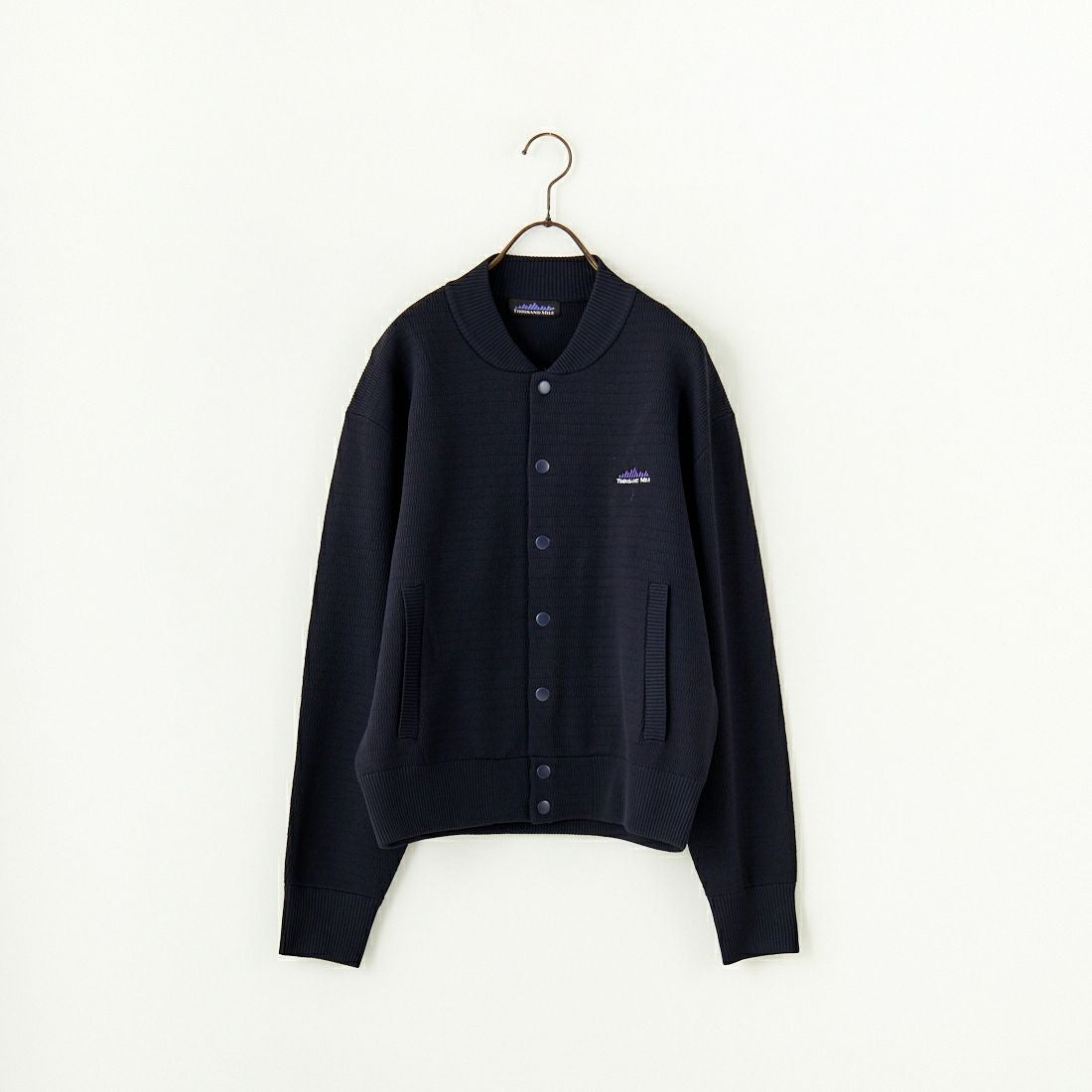 THOUSAND MILE [サウザンド マイル] 別注 ハニカムニットブルゾン [TM242PK50340-JF] 79ANAVY