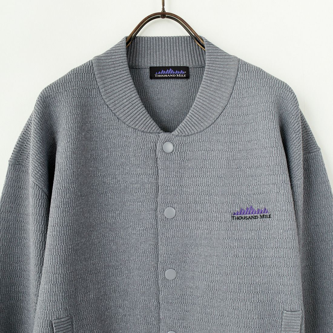 THOUSAND MILE [サウザンド マイル] 別注 ハニカムニットブルゾン