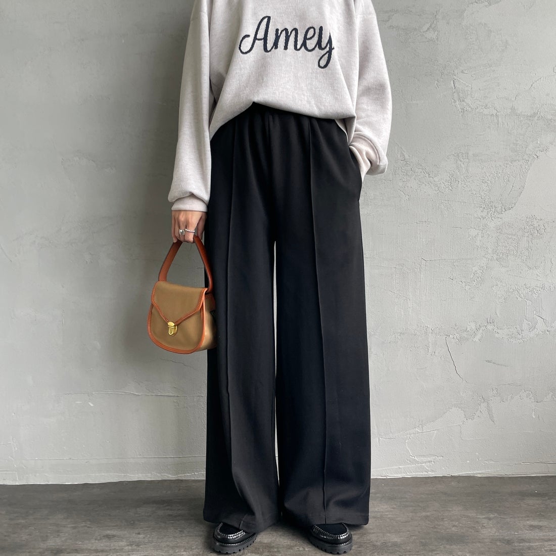 BLACK&&モデル身長：160cm 着用サイズ：M&&