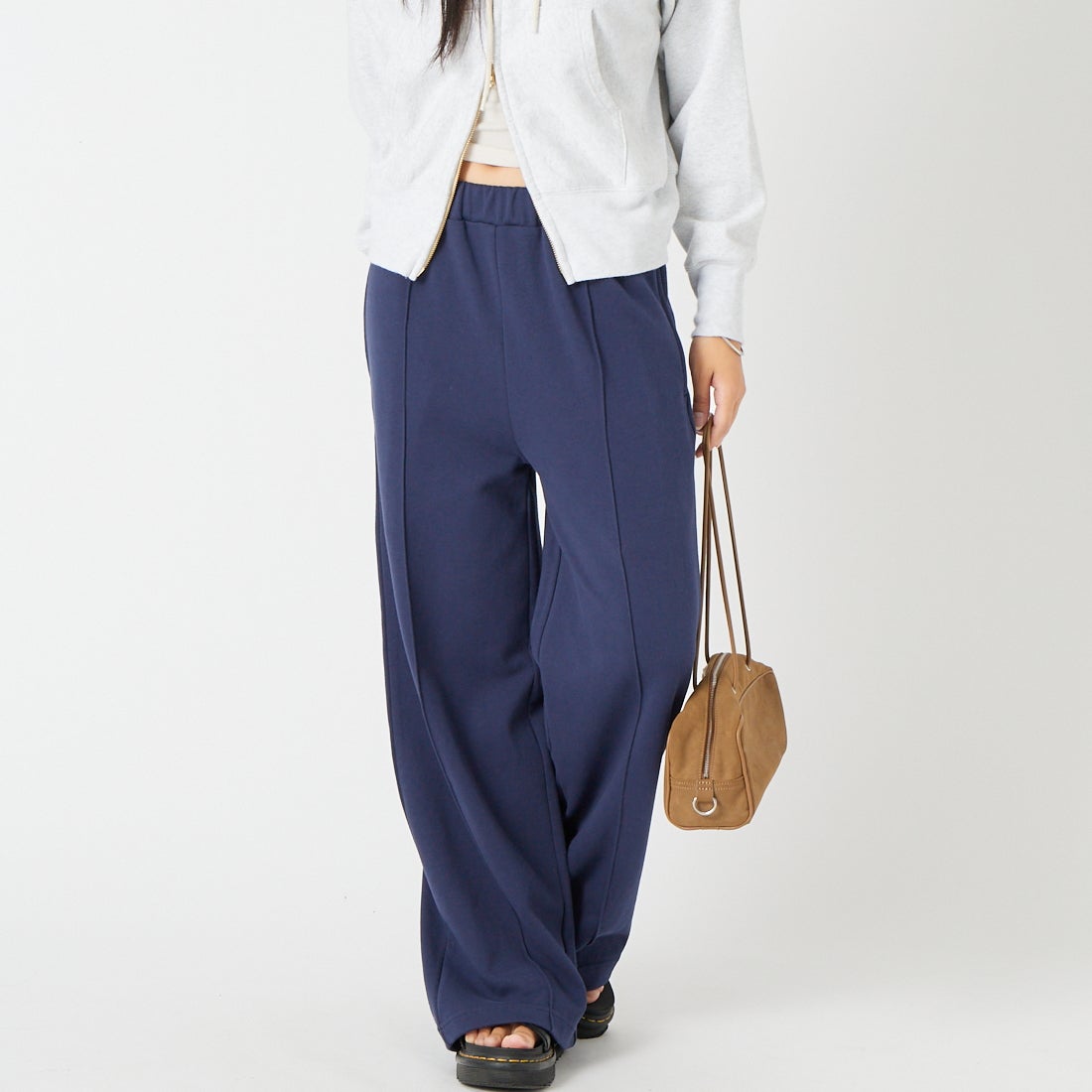 NAVY&&モデル身長：162cm 着用サイズ：S&&