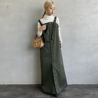 KHAKI&&モデル身長：150cm 着用サイズ：F&&