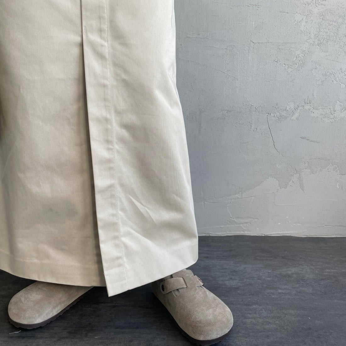 UNIVERSAL OVERALL [ユニバーサルオーバーオール] 別注 T/Cツイル ワークジャンパースカート [U2432710IN-JF] IVORY