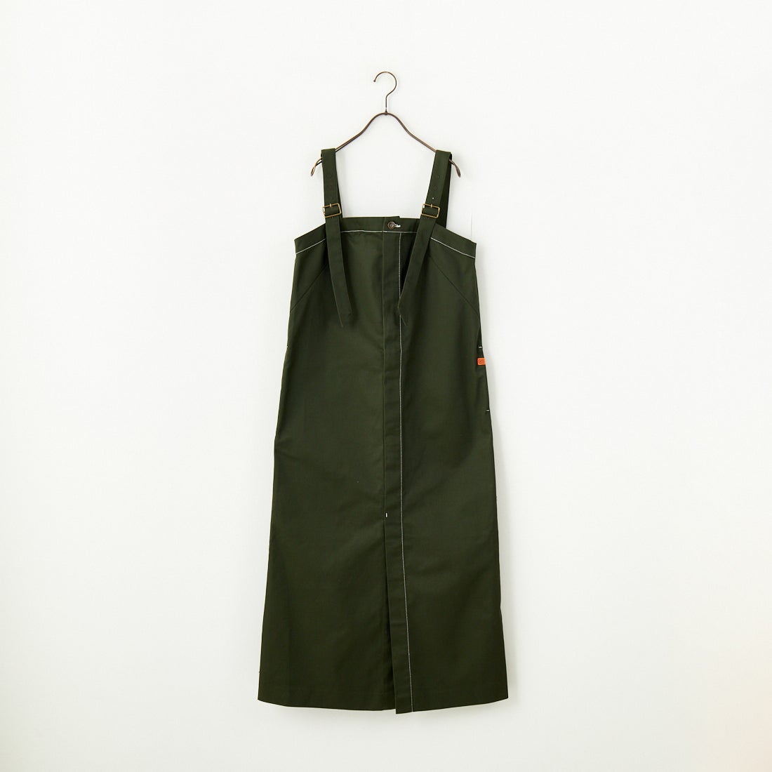 UNIVERSAL OVERALL [ユニバーサルオーバーオール] 別注 T/Cツイル ワークジャンパースカート [U2432710IN-JF] KHAKI