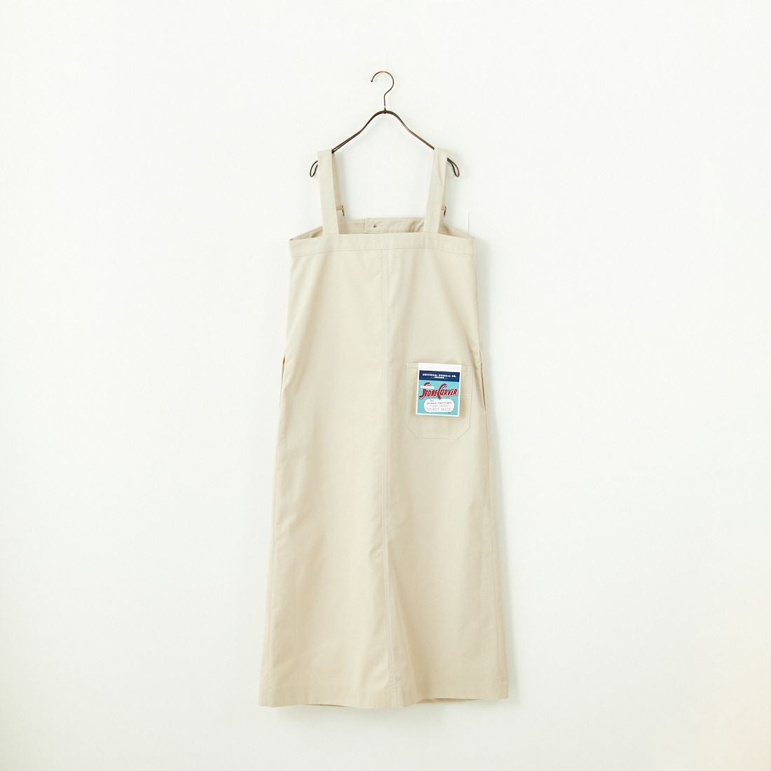 UNIVERSAL OVERALL [ユニバーサルオーバーオール] 別注 T/Cツイル ワークジャンパースカート [U2432710IN-JF] IVORY